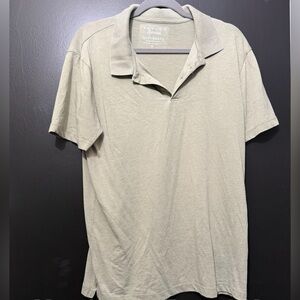 Lucky Brand Men's Light Tan Polo Shirt